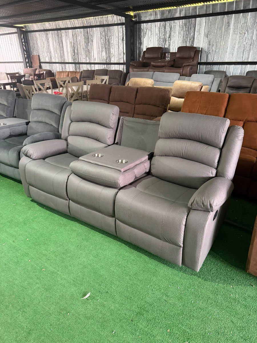 Sofá Berger Reclinable 3 Cuerpos en Liquidacion outlet — precio outlet