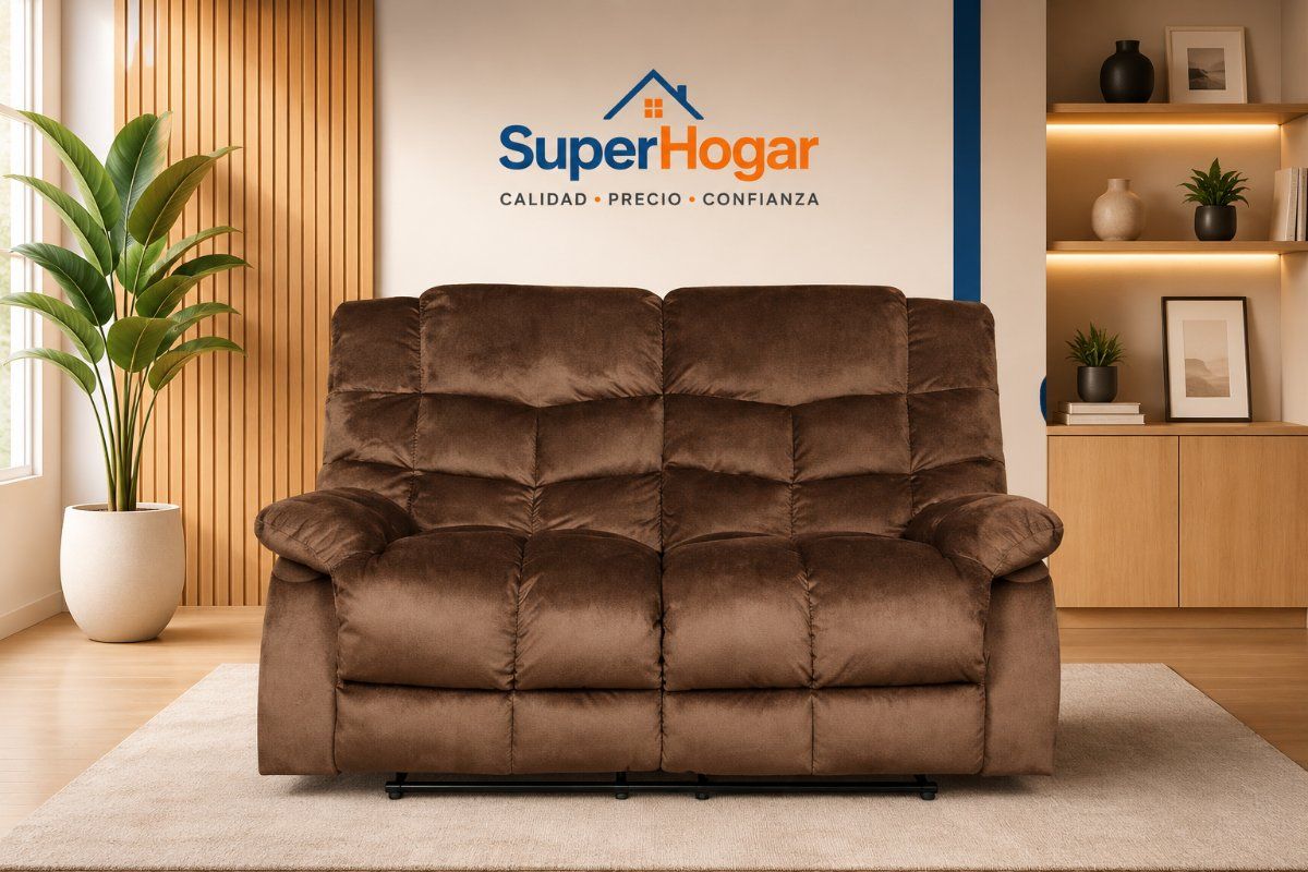 Sofá Berger Reclinable 2 Cuerpos outlet