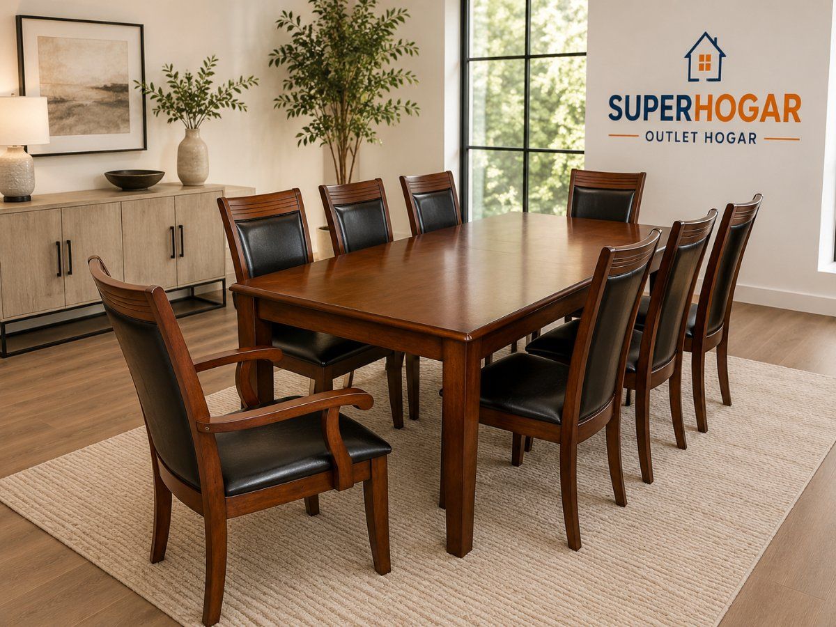 Juego Comedor Victoria 6 Sillas 2 SIT outlet
