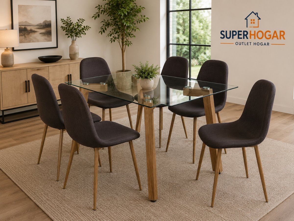 Comedor Jockers 6 Sillas outlet — precio outlet