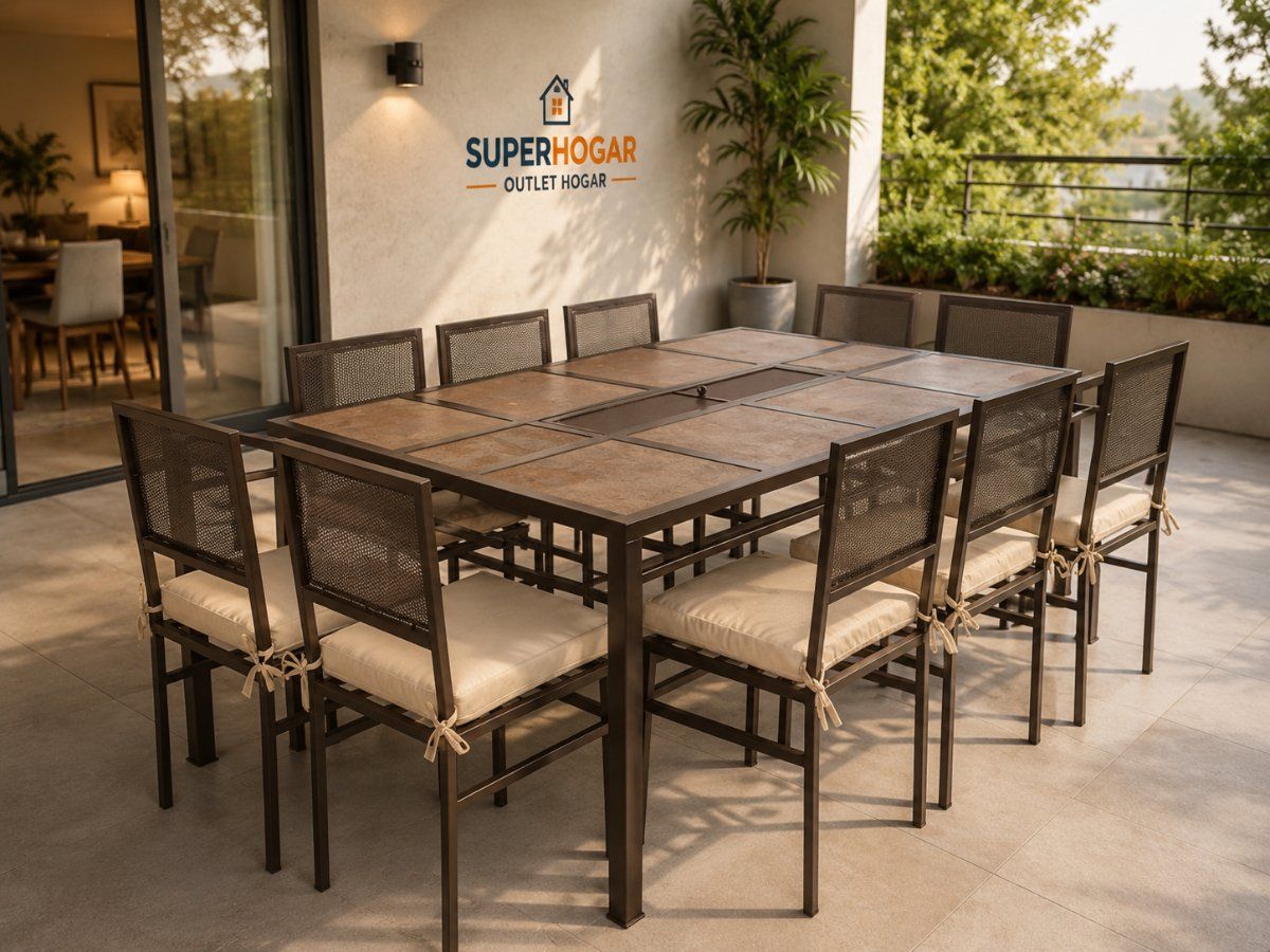 Juego Comedor 185X120 Brasero outlet