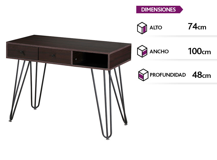 Combo Escritorio con Silla Taylor Gris outlet