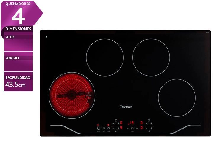 Encimera Vitroceramica Fensa Fev 4T outlet