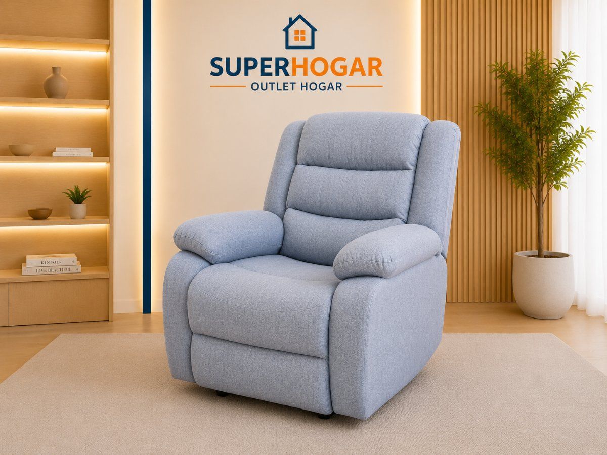 Berger Reclinable 1 Cuerpo Italia Jean outlet — precio outlet