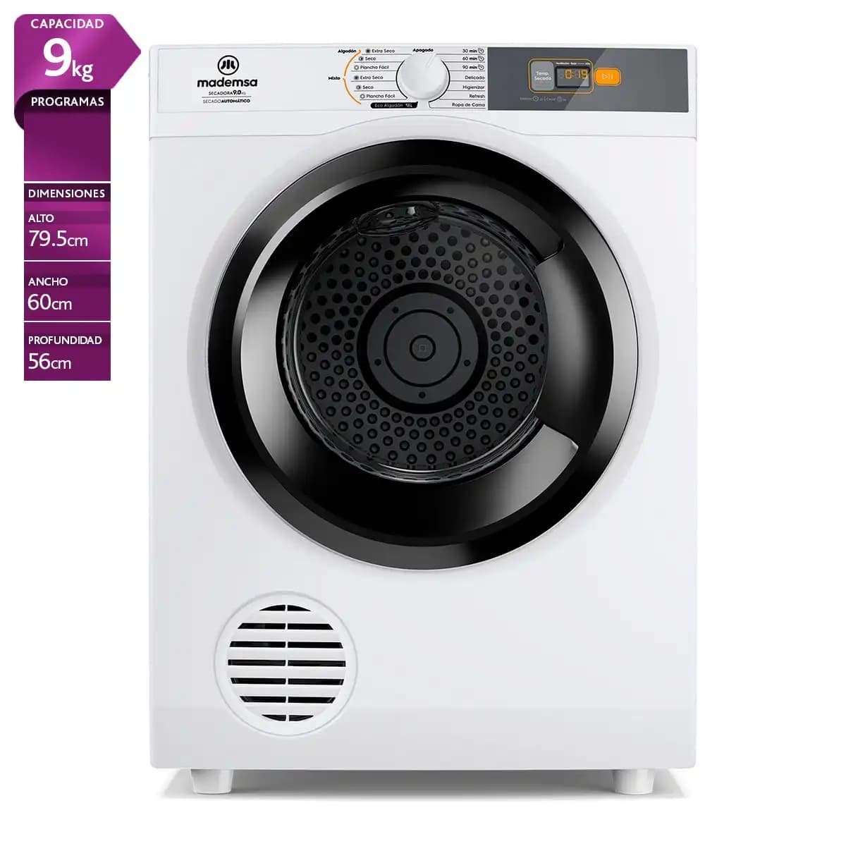 Secadora 9DBZG Pro 9 Kg outlet — precio outlet