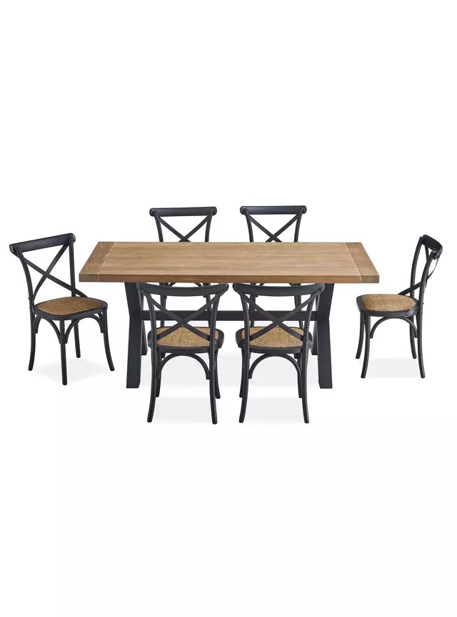 Juego Comedor Pamela 6 Sillas Negro outlet