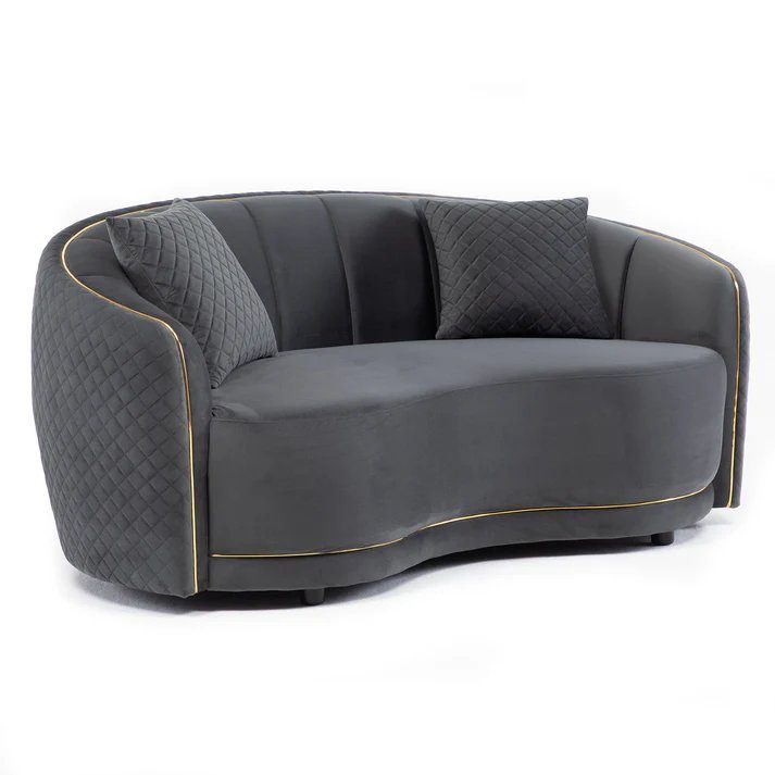 Sofá 2 Cuerpos York Gris outlet
