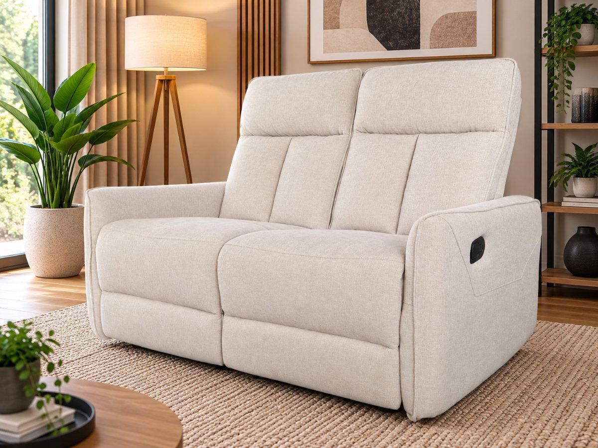 Sofá Berger Reclinable 2 Cuerpos Ash Monaco outlet — precio outlet